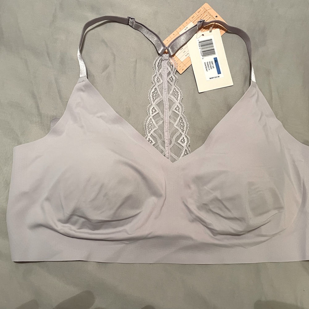 True Body Triangle Lace Racerback Bralette
TRUE & CO seamless bra Nordstrom XL